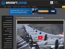Tablet Screenshot of aircraftlounge.com